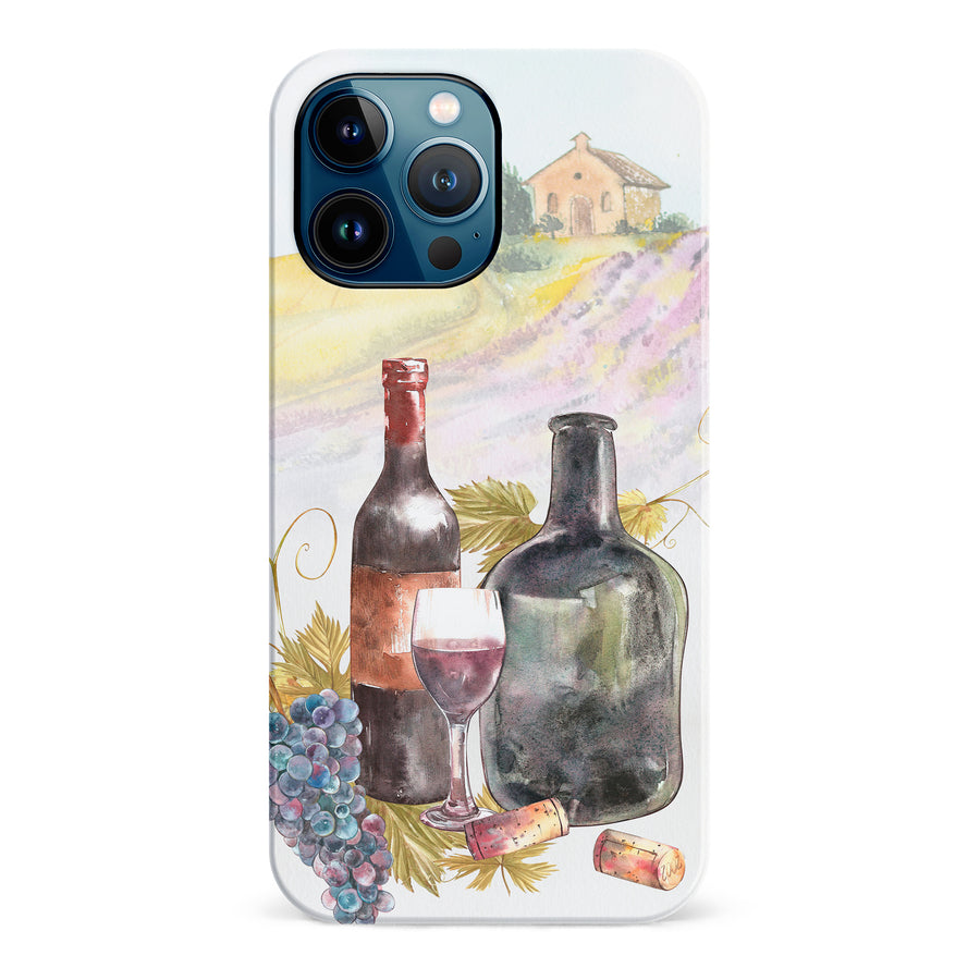 iPhone 12 Pro Max Wine Bottles Painting Phone Case