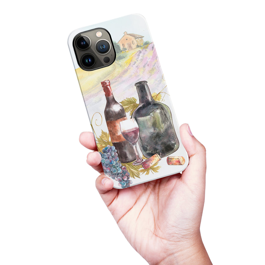 iPhone 13 Pro Max Wine Bottles Painting Phone Case