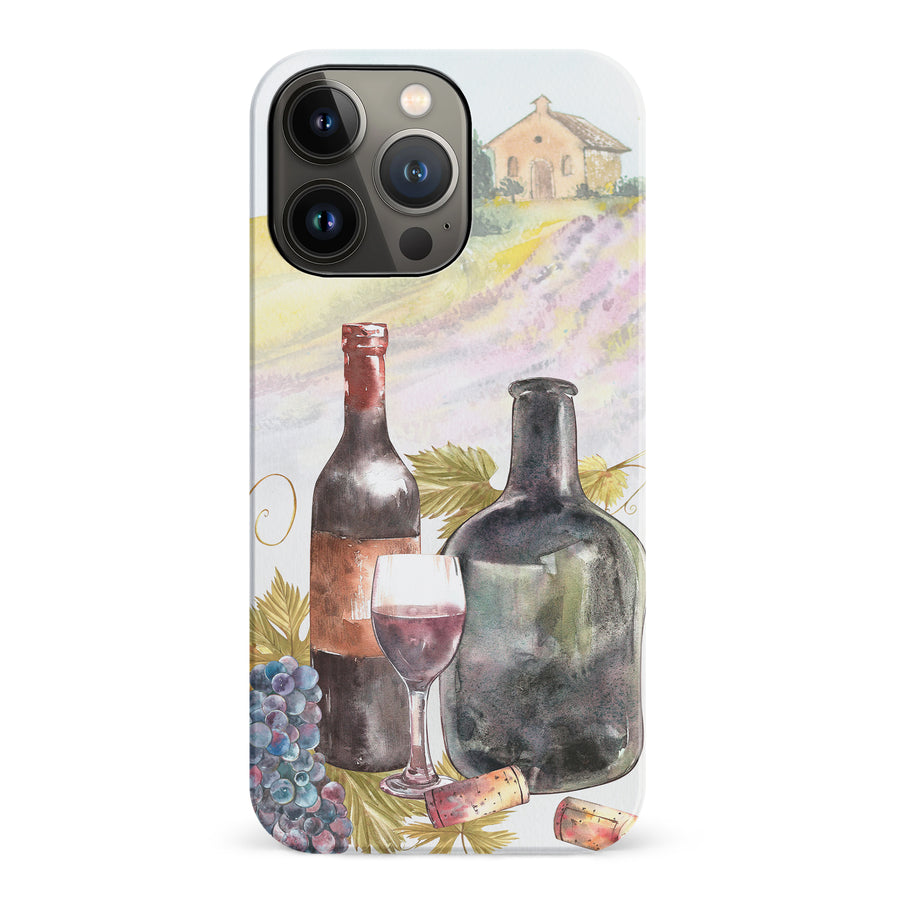 iPhone 14 Pro Wine Bottles Painting Phone Case