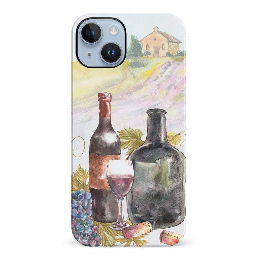 iPhone 14 Plus Wine Bottles Painting Phone Case