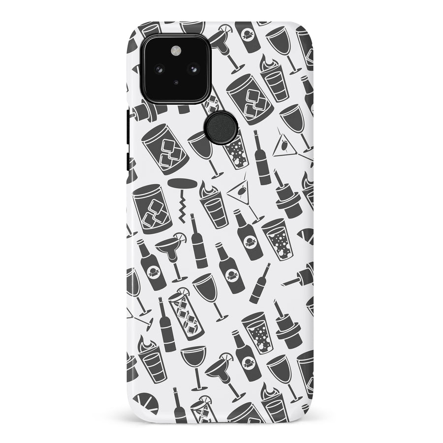 Google Pixel 5 Cocktails & Dreams Phone Case in White