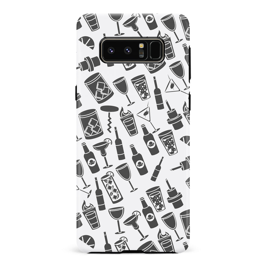 Samsung Galaxy Note 8 Cocktails & Dreams Phone Case in White