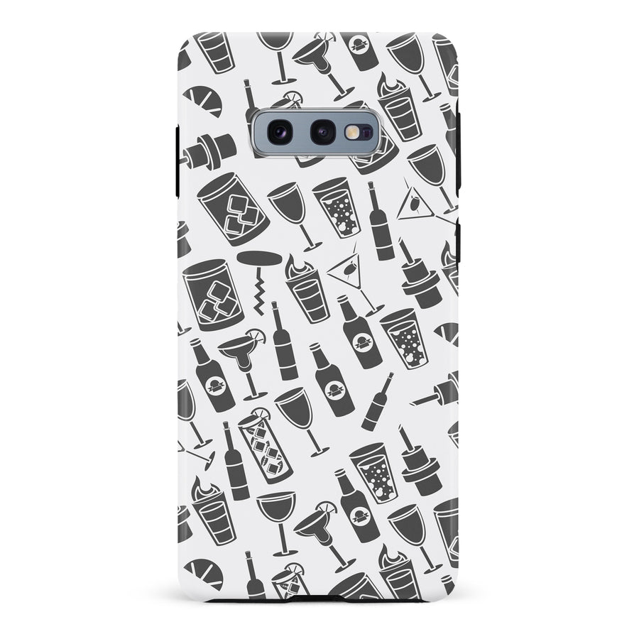 Samsung Galaxy S10e Cocktails & Dreams Phone Case in White