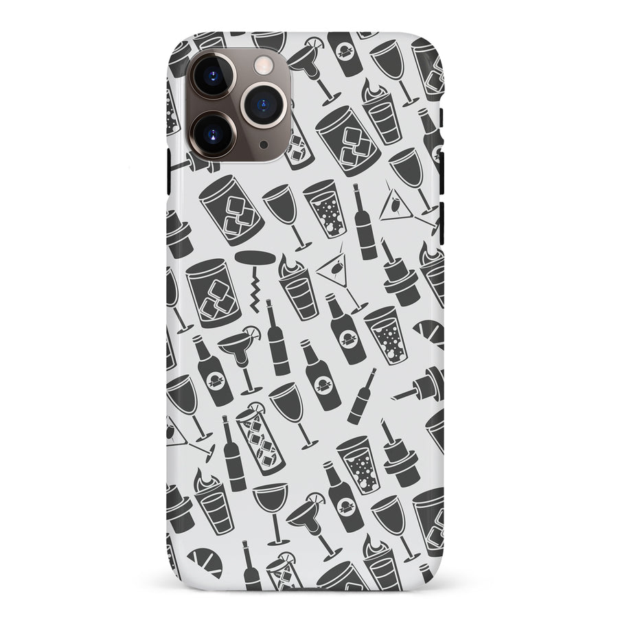 iPhone 11 Pro Max Cocktails & Dreams Phone Case in White