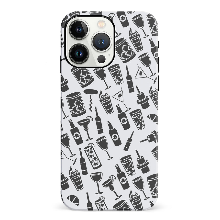 iPhone 13 Pro Cocktails & Dreams Phone Case in White