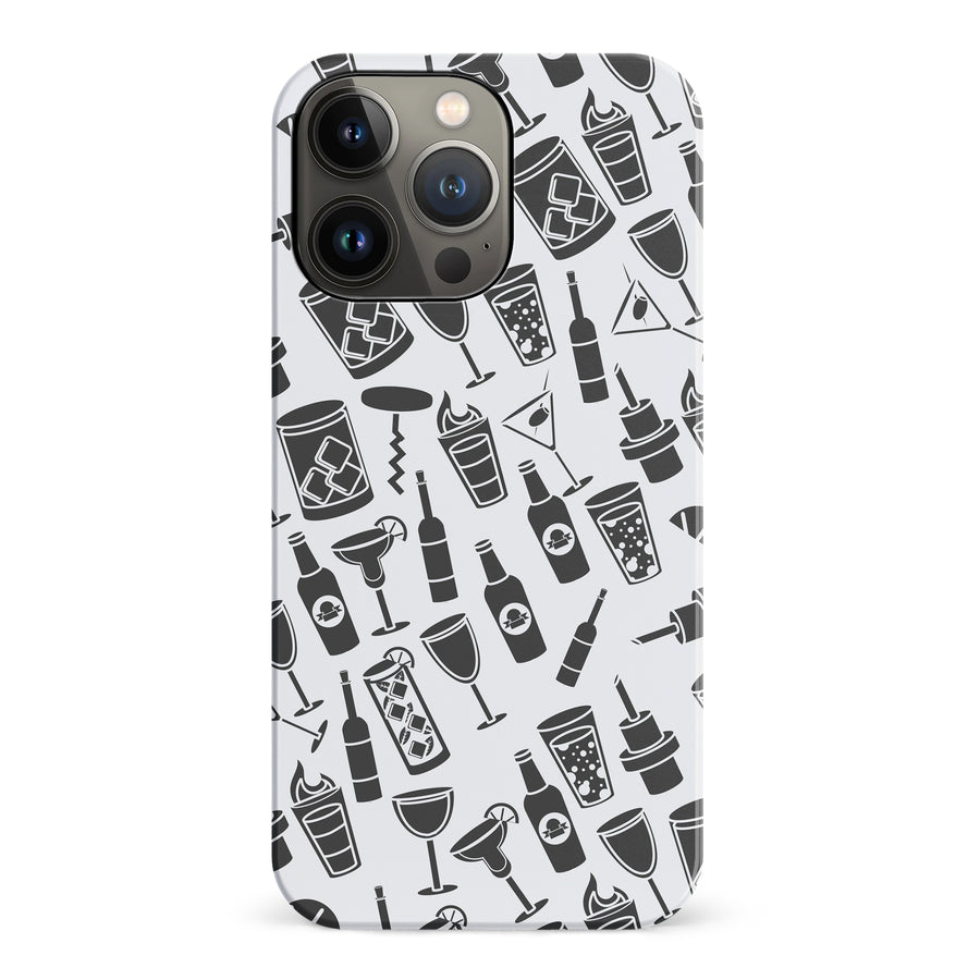 iPhone 14 Pro Cocktails & Dreams Phone Case in White