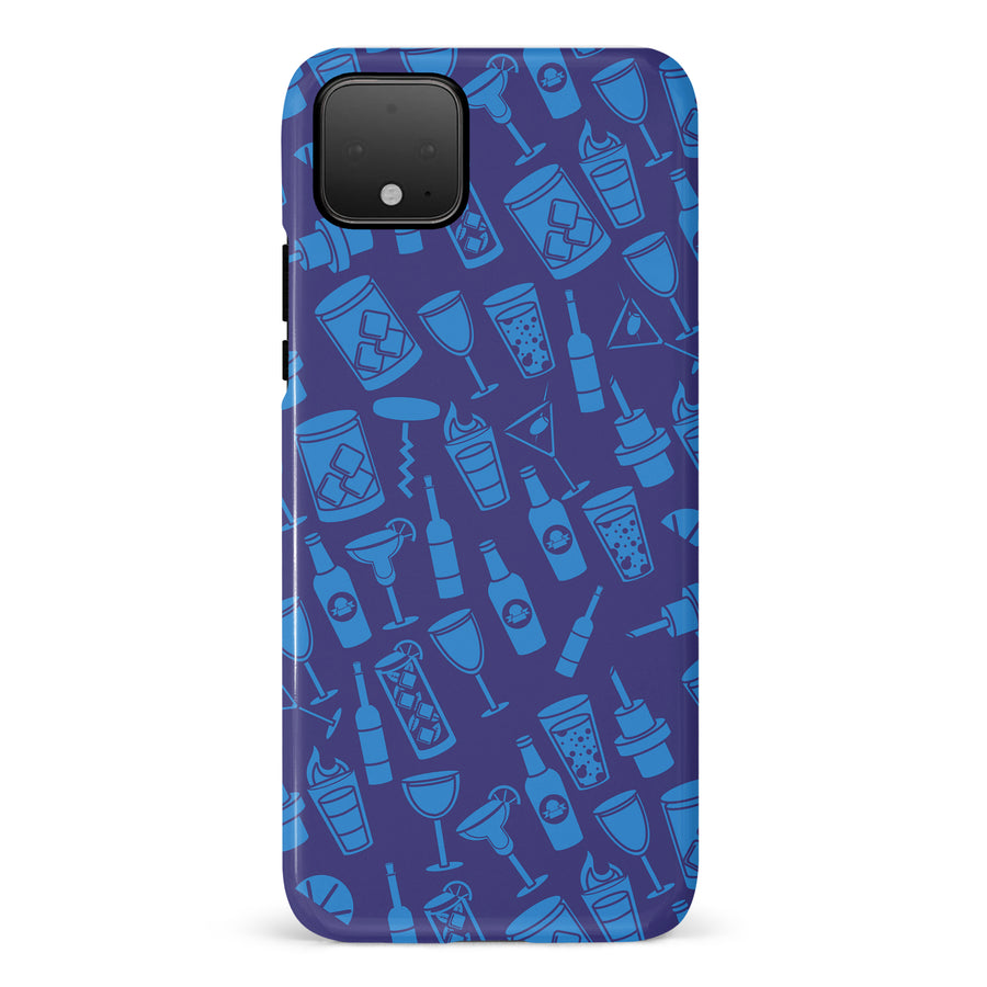 Google Pixel 4 Cocktails & Dreams Phone Case in Blue