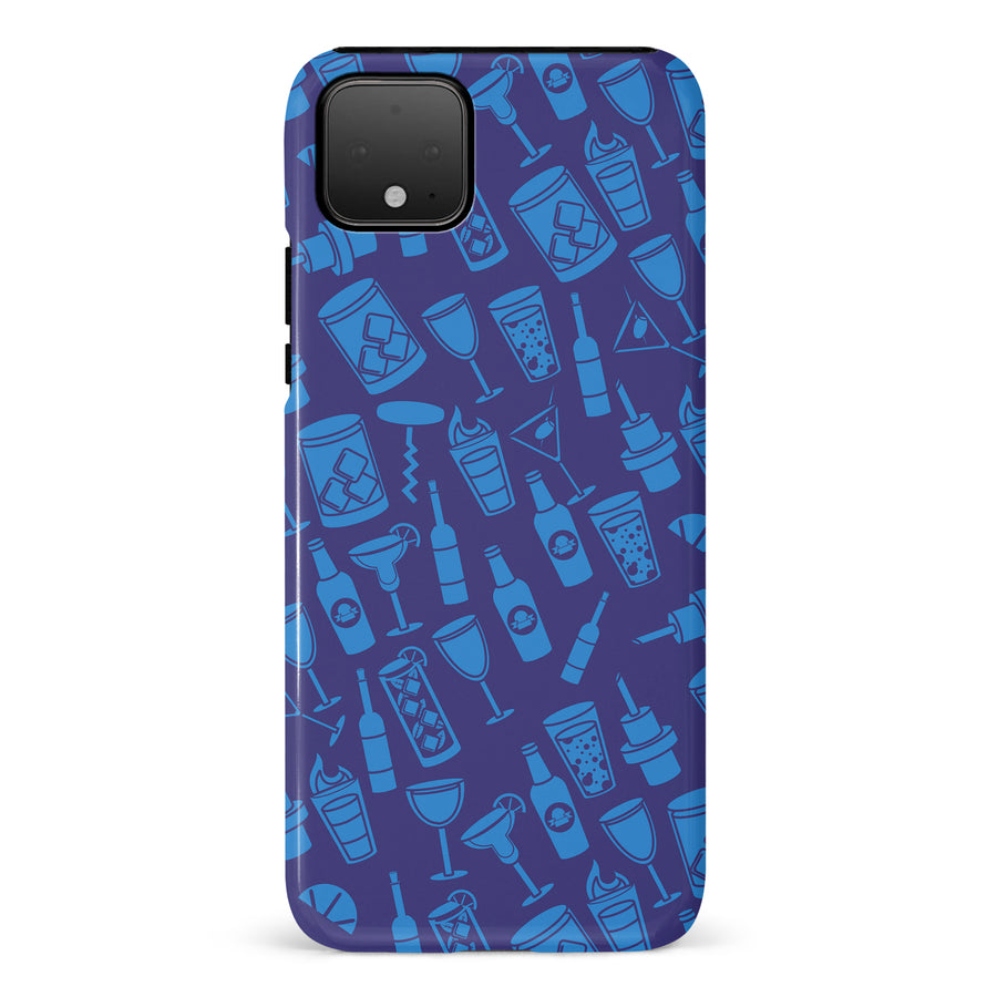 Google Pixel 4 XL Cocktails & Dreams Phone Case in Blue
