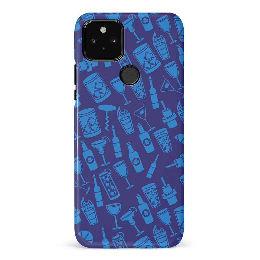 Google Pixel 5 Cocktails & Dreams Phone Case in Blue