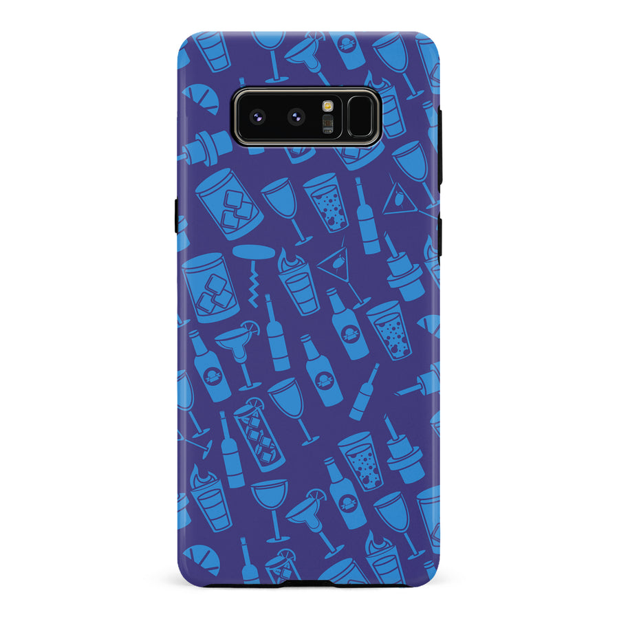 Samsung Galaxy Note 8 Cocktails & Dreams Phone Case in Blue