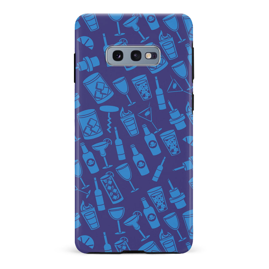 Samsung Galaxy S10e Cocktails & Dreams Phone Case in Blue