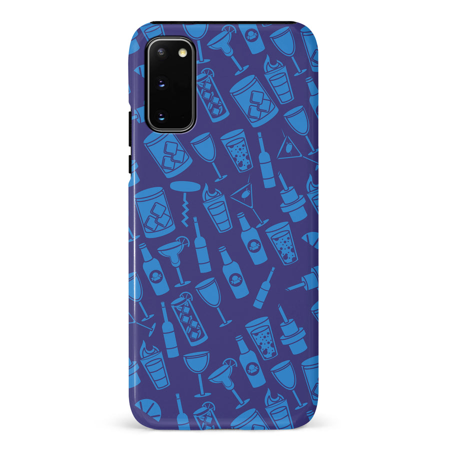 Samsung Galaxy S20 Cocktails & Dreams Phone Case in Blue