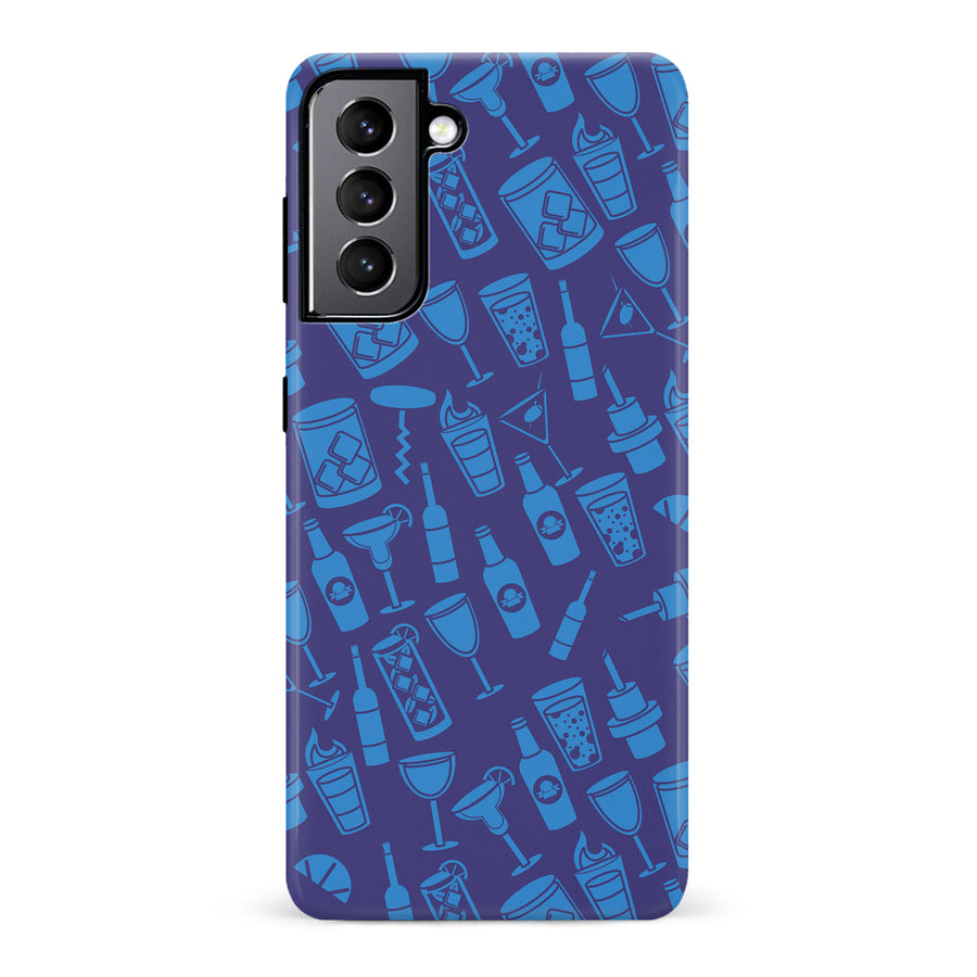 Samsung Galaxy S22 Cocktails & Dreams Phone Case in Blue