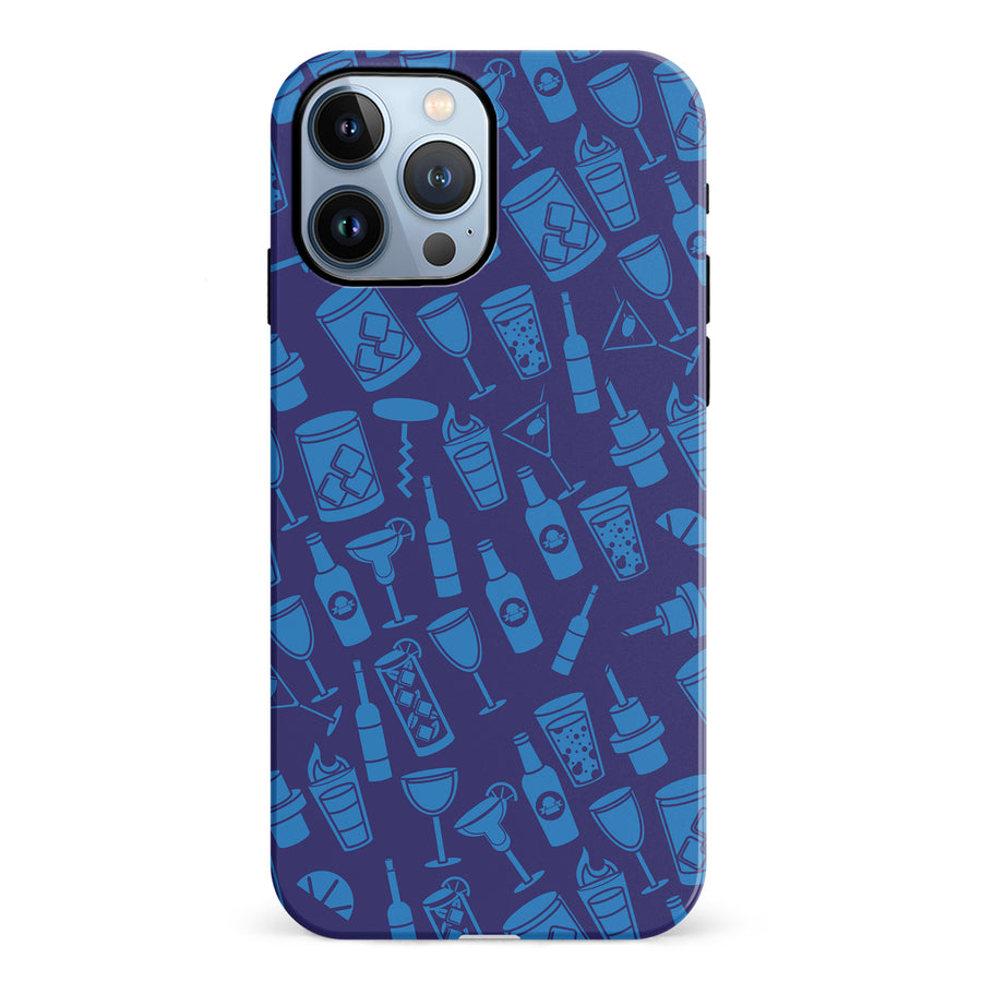 iPhone 12 Pro Cocktails & Dreams Phone Case in Blue