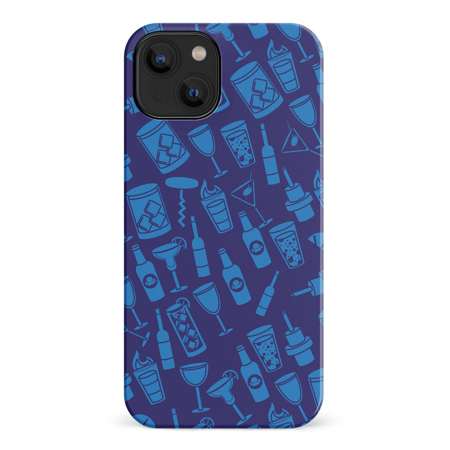 iPhone 14 Cocktails & Dreams Phone Case in Blue