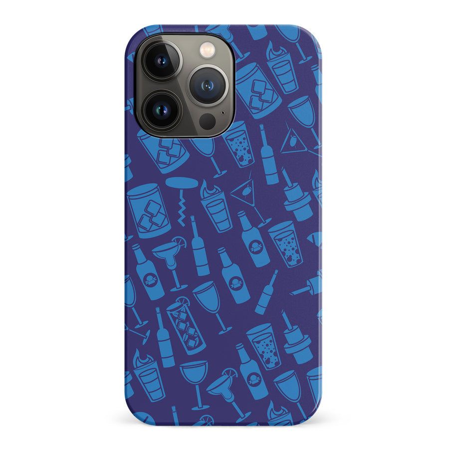 iPhone 14 Pro Cocktails & Dreams Phone Case in Blue