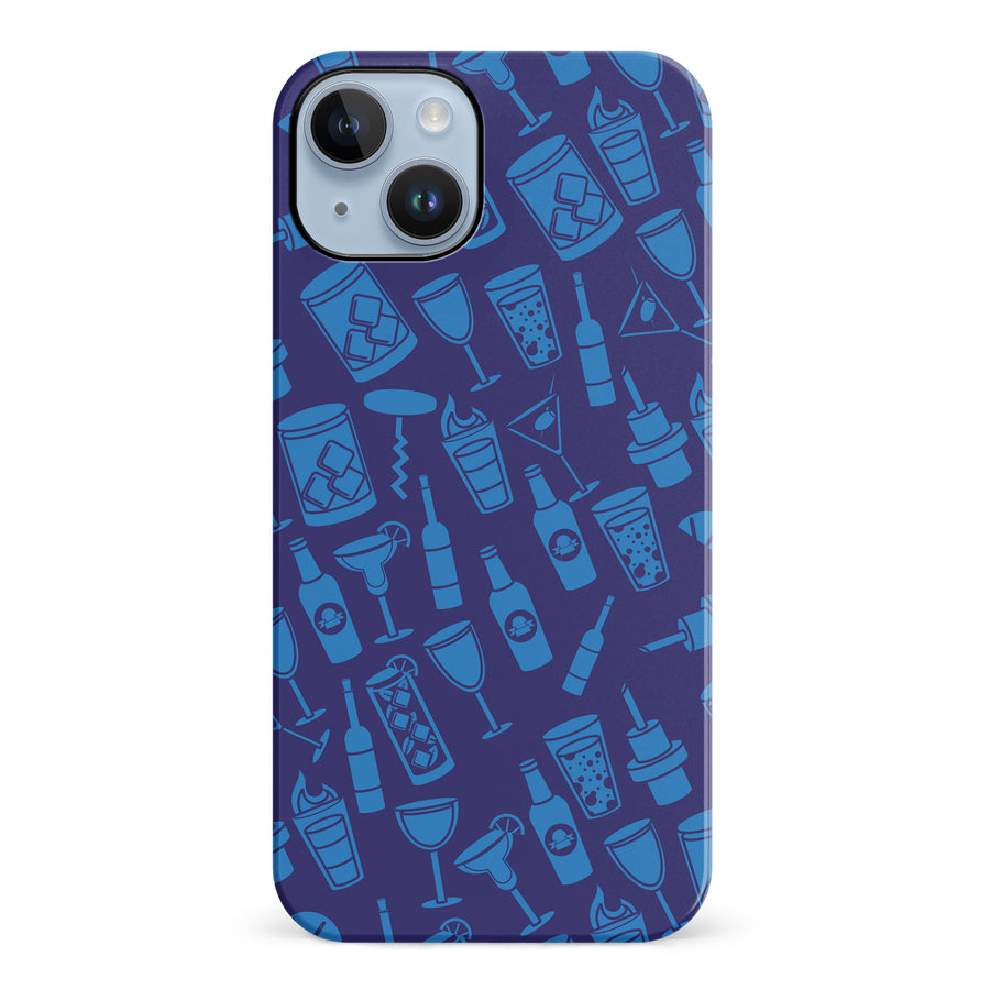 iPhone 14 Plus Cocktails & Dreams Phone Case in Blue