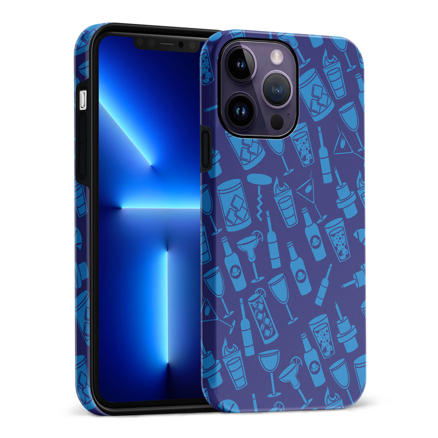 iPhone 14 Pro Max Cocktails & Dreams Phone Case in Blue