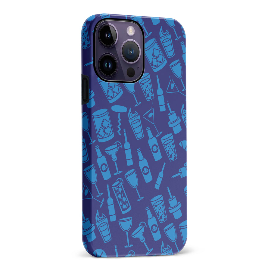 iPhone 14 Pro Max Cocktails & Dreams Phone Case in Blue