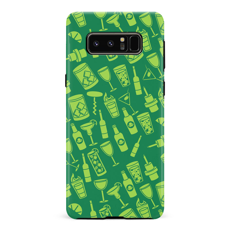 Samsung Galaxy Note 8 Cocktails & Dreams Phone Case in Green