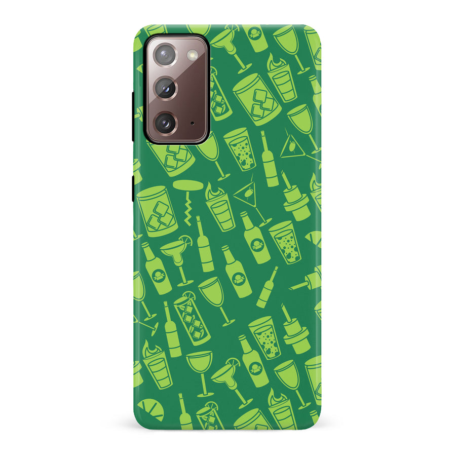 Samsung Galaxy Note 20 Cocktails & Dreams Phone Case in Green