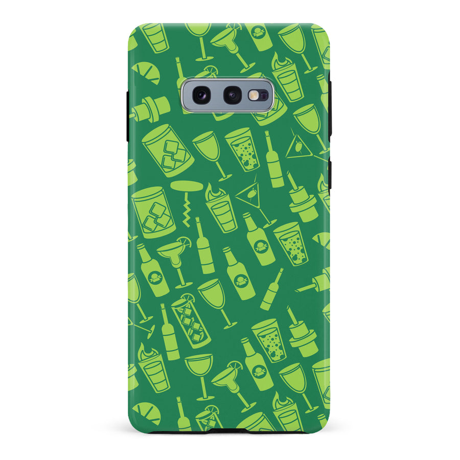 Samsung Galaxy S10e Cocktails & Dreams Phone Case in Green