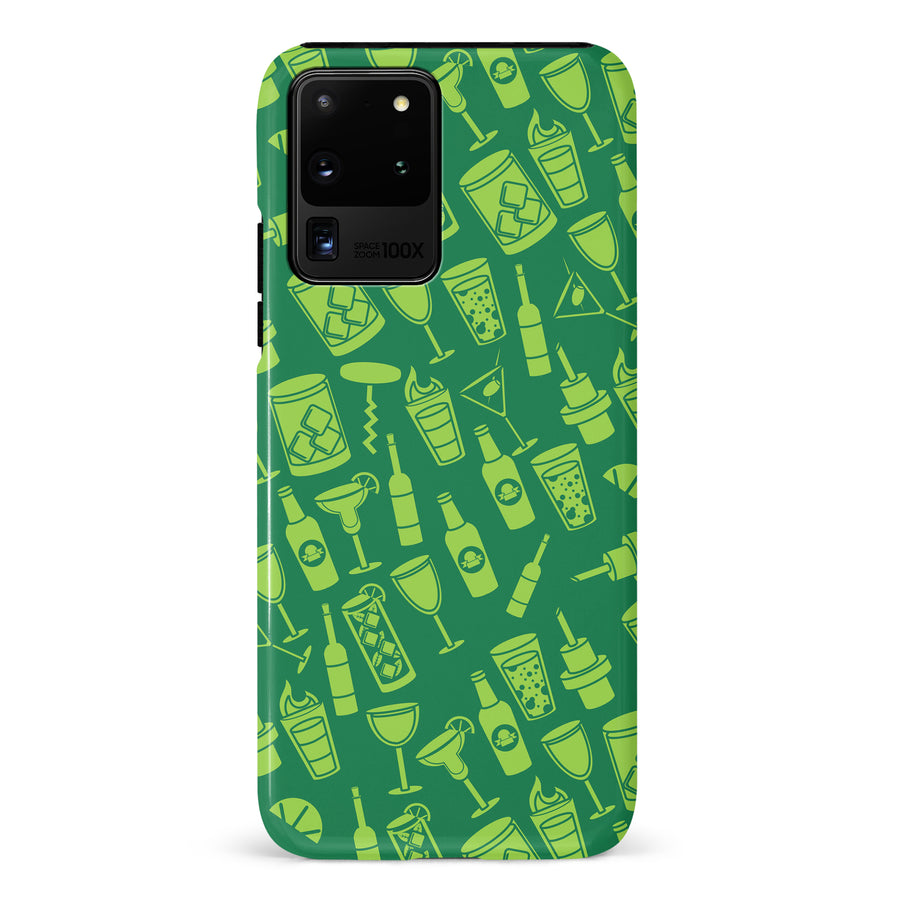 Samsung Galaxy S20 Ultra Cocktails & Dreams Phone Case in Green
