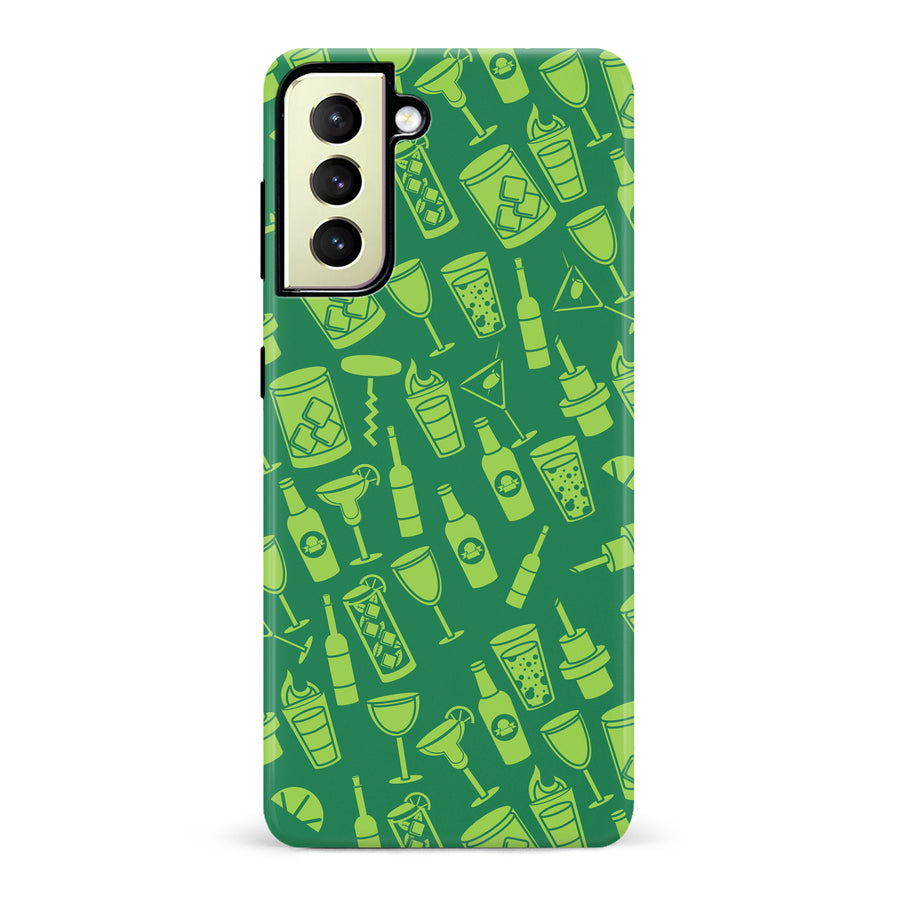 Samsung Galaxy S22 Plus Cocktails & Dreams Phone Case in Green