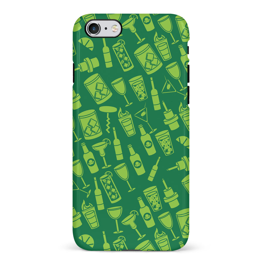 iPhone 6 Cocktails & Dreams Phone Case in Green