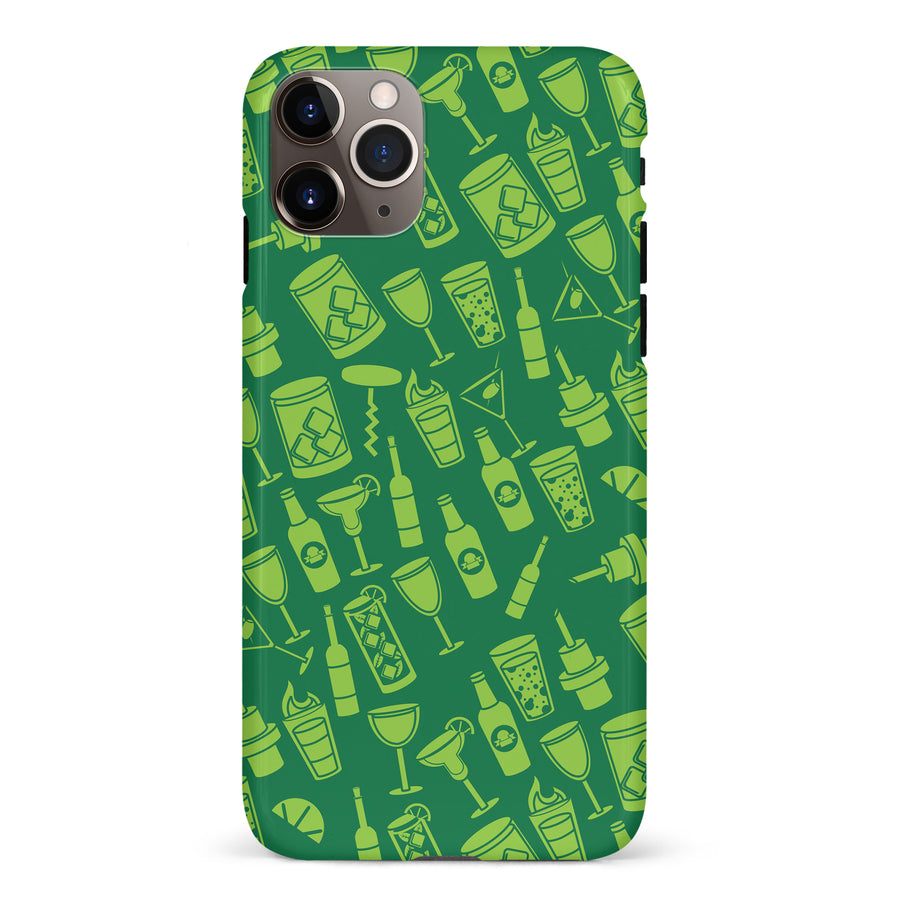 iPhone 11 Pro Max Cocktails & Dreams Phone Case in Green