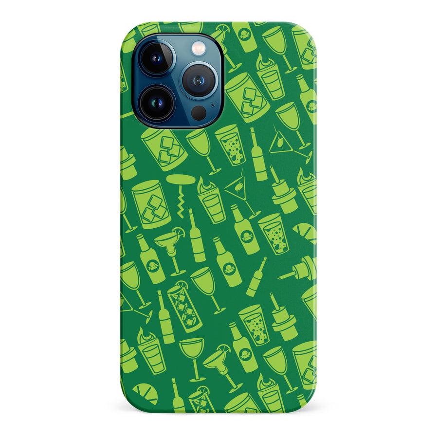 iPhone 12 Pro Max Cocktails & Dreams Phone Case in Green