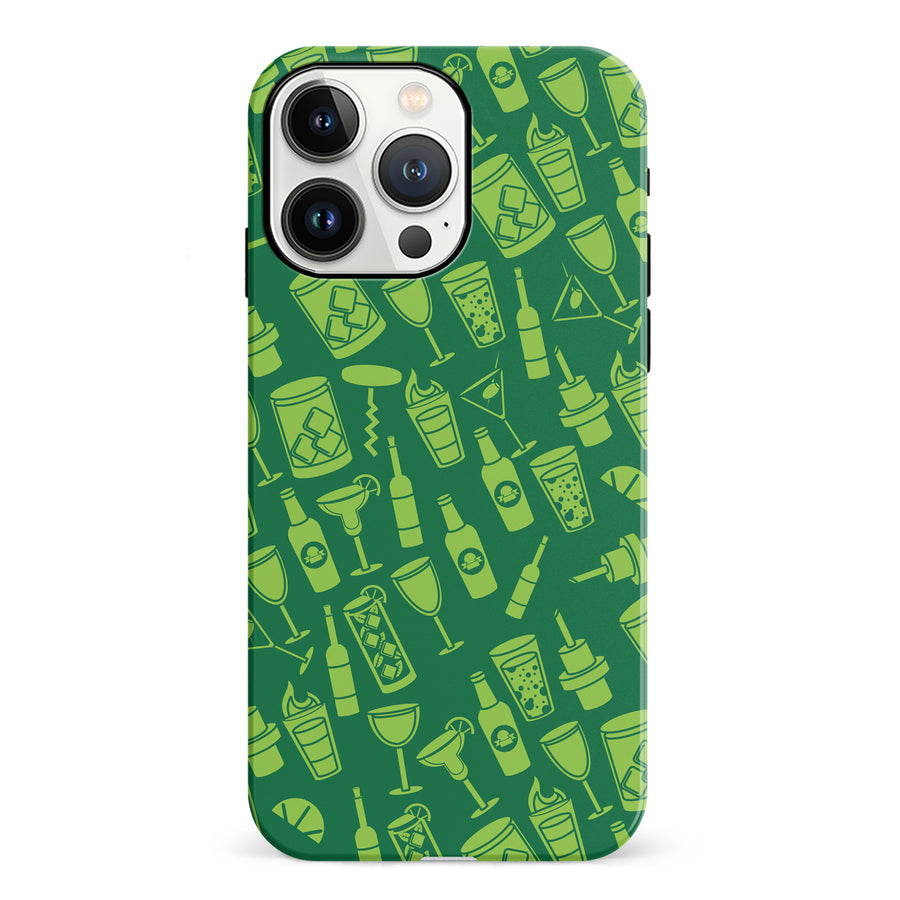 iPhone 13 Pro Cocktails & Dreams Phone Case in Green