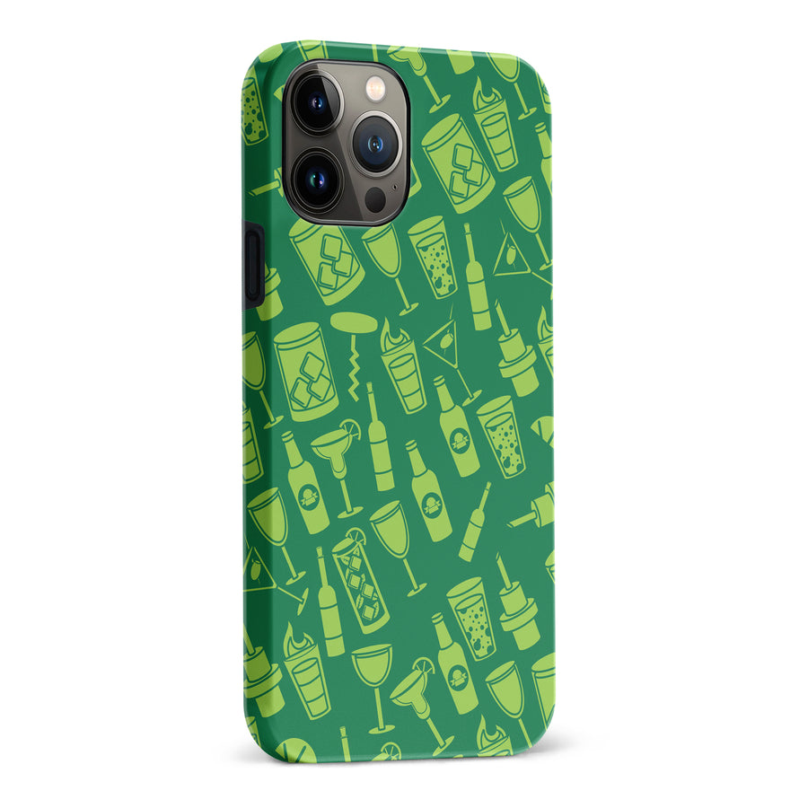 iPhone 13 Pro Max Cocktails & Dreams Phone Case in Green