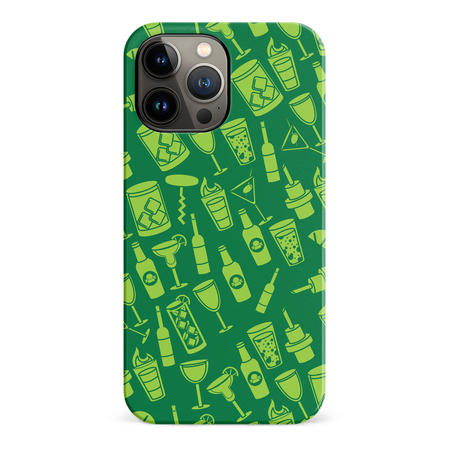 iPhone 13 Pro Max Cocktails & Dreams Phone Case in Green
