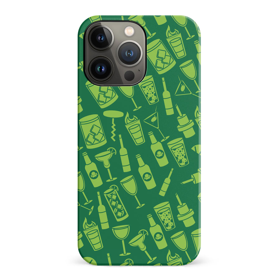 iPhone 14 Pro Cocktails & Dreams Phone Case in Green