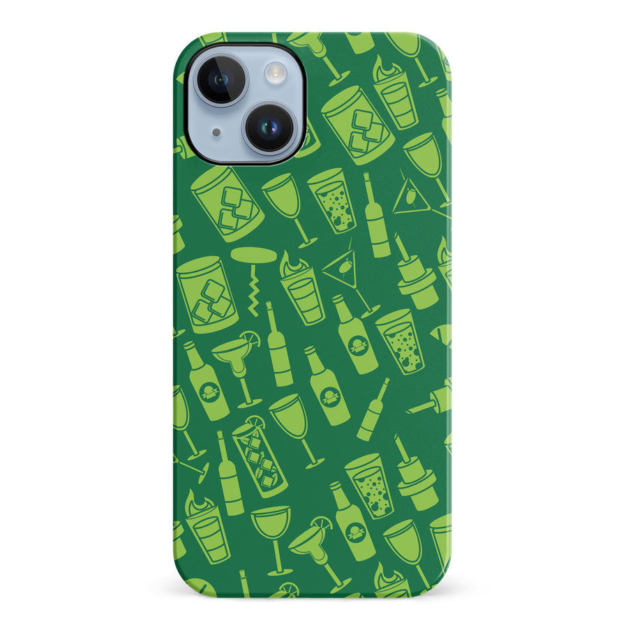 iPhone 14 Plus Cocktails & Dreams Phone Case in Green