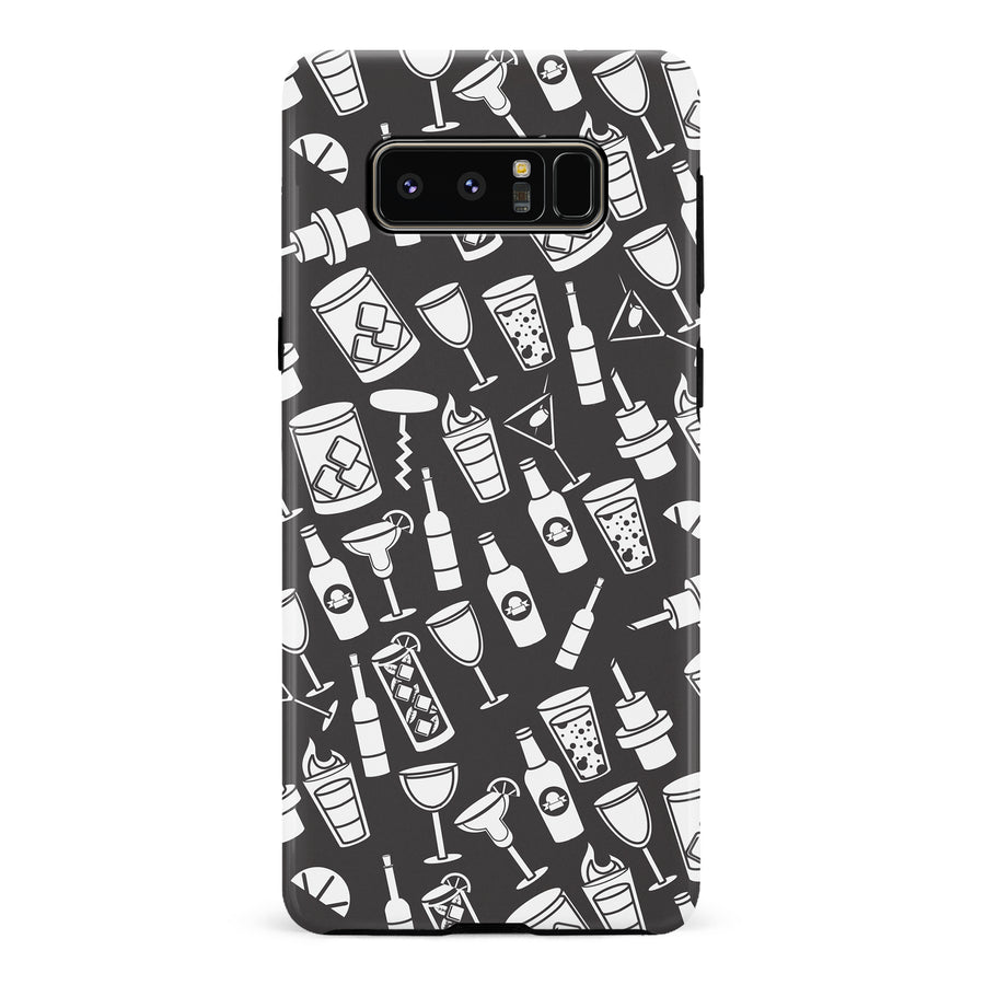 Samsung Galaxy Note 8 Cocktails & Dreams Phone Case in Black
