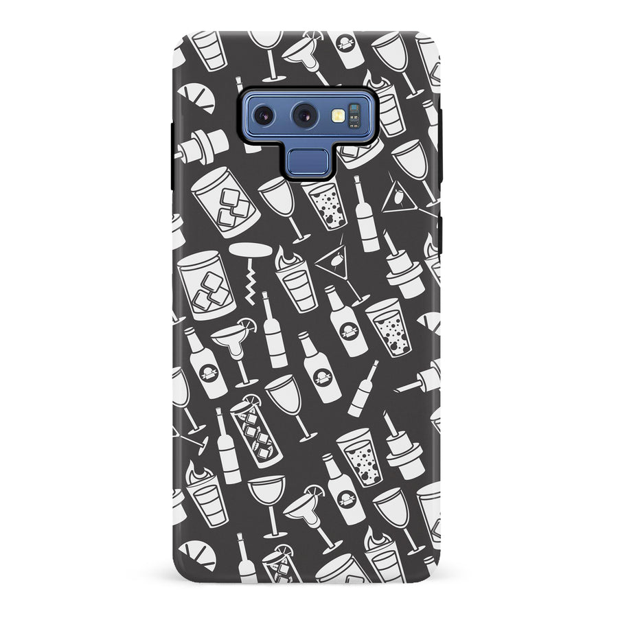 Samsung Galaxy Note 9 Cocktails & Dreams Phone Case in Black