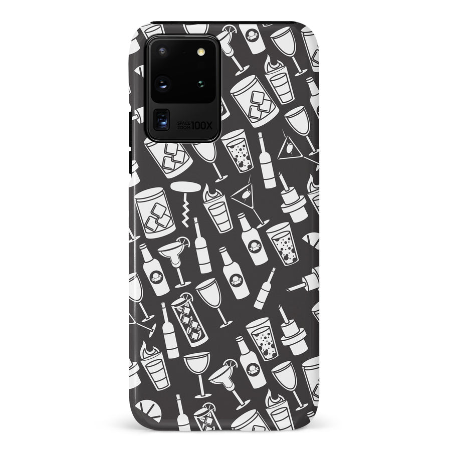 Samsung Galaxy S20 Ultra Cocktails & Dreams Phone Case in Black