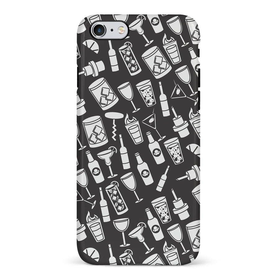 iPhone 6 Cocktails & Dreams Phone Case in Black