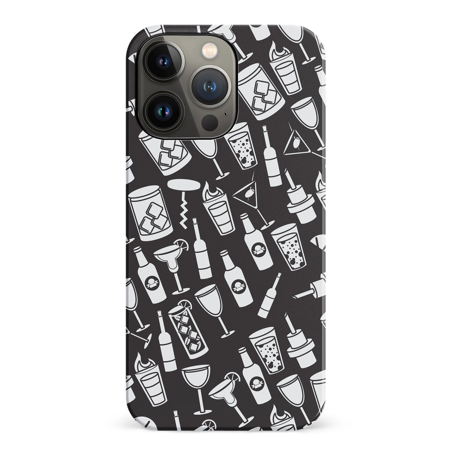 iPhone 14 Pro Cocktails & Dreams Phone Case in Black