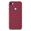 Google Pixel 3 Showcase Art Deco Phone Case in Maroon