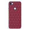 Google Pixel 3A Showcase Art Deco Phone Case in Maroon