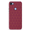 Google Pixel 3A XL Showcase Art Deco Phone Case in Maroon