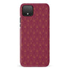 Google Pixel 4 Showcase Art Deco Phone Case in Maroon