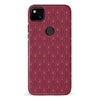 Google Pixel 4A Showcase Art Deco Phone Case in Maroon