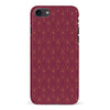 iPhone 7/8/SE Showcase Art Deco Phone Case in Maroon