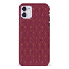 iPhone 11 Showcase Art Deco Phone Case in Maroon