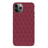 iPhone 11 Pro Showcase Art Deco Phone Case in Maroon