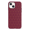 iPhone 13 Mini Showcase Art Deco Phone Case in Maroon